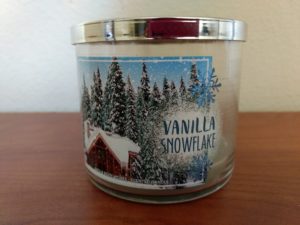 Candle Vanilla Snowflake