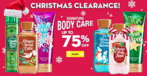 Bath and Body works sale