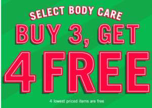 Buy 3 Get 4 Free