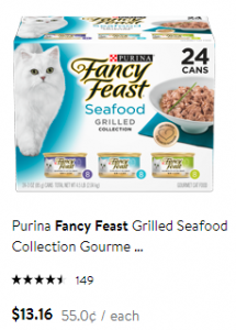 cat food 55 cents