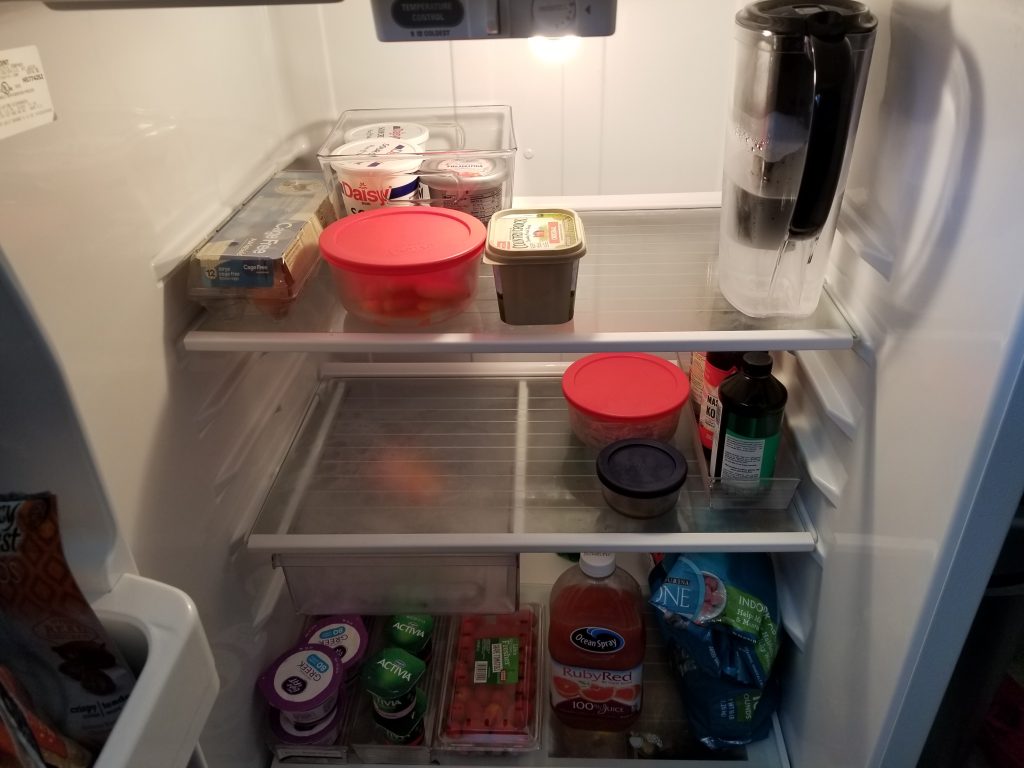 organized fridge